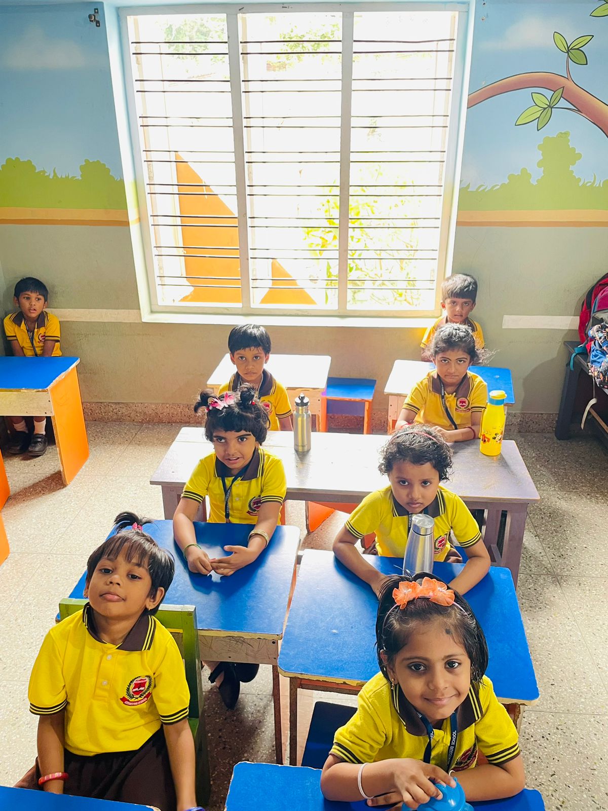 Students engaged in classroom learning activities