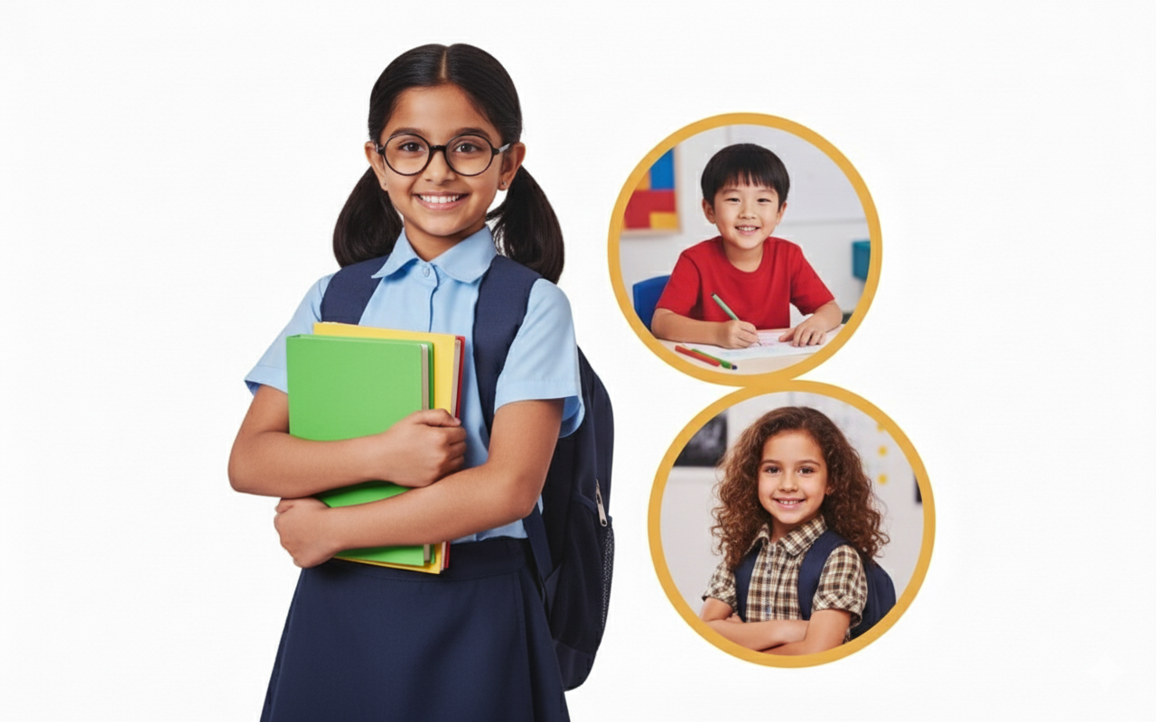 Students performing in cultural program