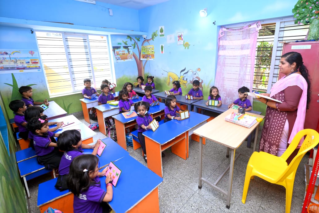 CBSE Montessori classroom in Trivandrum Kerala